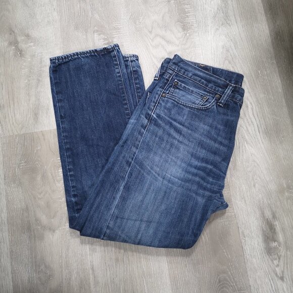 Levi's 513 Men's Straight Leg Size 34 Waist Medium Wash Jeans - Picture 4 of 10